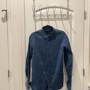 Blue All Saints button down, Large
